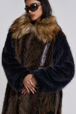 Jaded London *Agyness Faux Fur Coat