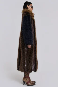 Jaded London *Agyness Faux Fur Coat