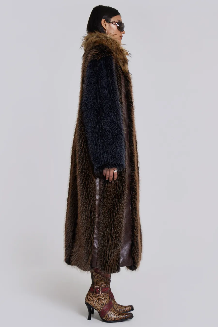 Jaded London *Agyness Faux Fur Coat