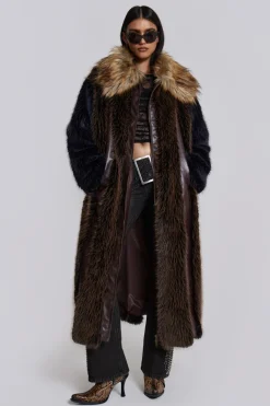 Jaded London *Agyness Faux Fur Coat