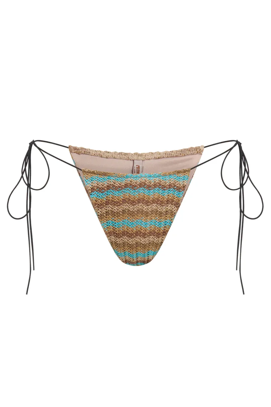 Jaded London New In Beach & Swimwear*Allure Striped Knit Micro Bikini Bottoms