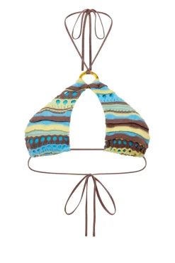 Jaded London Bikini Tops*Anahi Knitted Halter Bikini Top