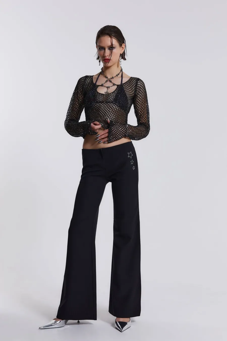 Jaded London Trousers*Anais Low Waist Trousers