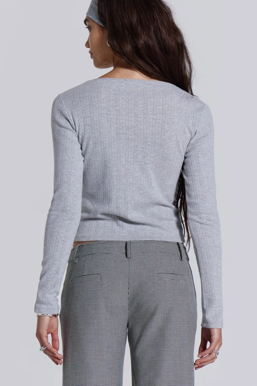Jaded London Knitwear*Anna Bra Long Sleeve Top