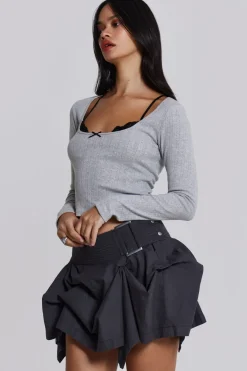 Jaded London Knitwear*Anna Bra Long Sleeve Top