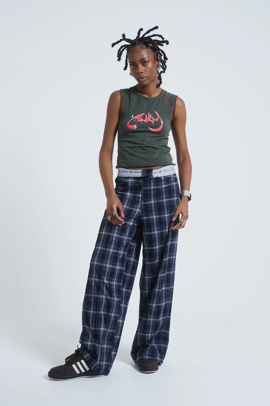 Jaded London Trousers*Aphex Checked Trousers