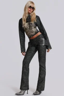 Jaded London *Assassin Faux Leather Trousers