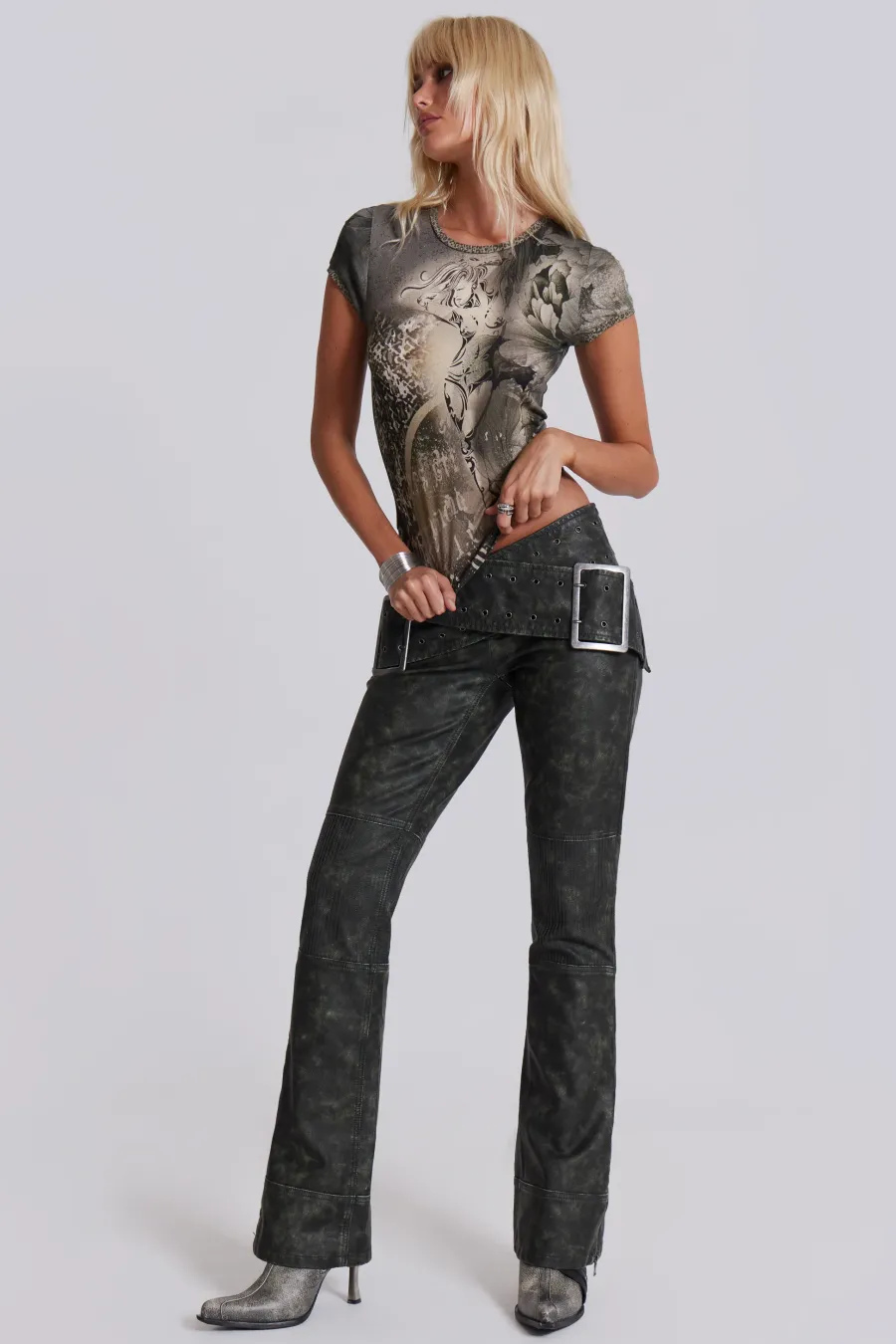 Jaded London *Assassin Faux Leather Trousers