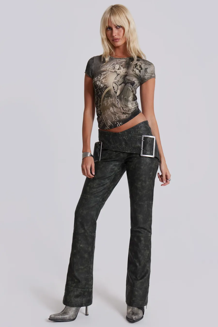Jaded London *Assassin Faux Leather Trousers