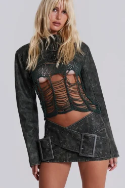 Jaded London *Assassin Micro Mini Skirt