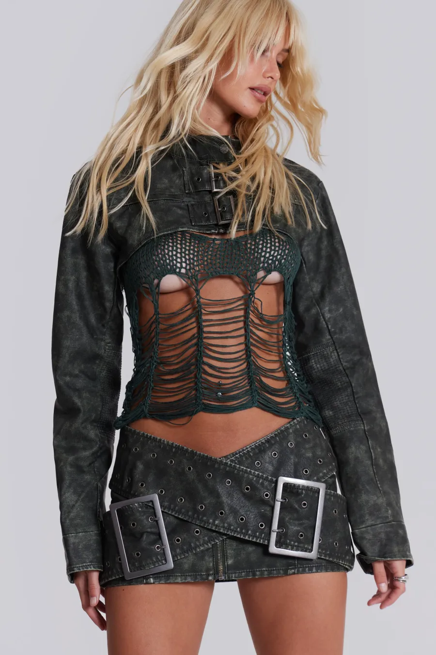 Jaded London *Assassin Micro Mini Skirt