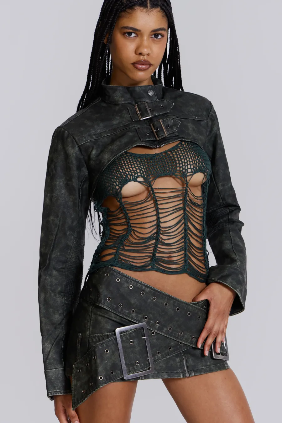 Jaded London *Assassin Micro Mini Skirt