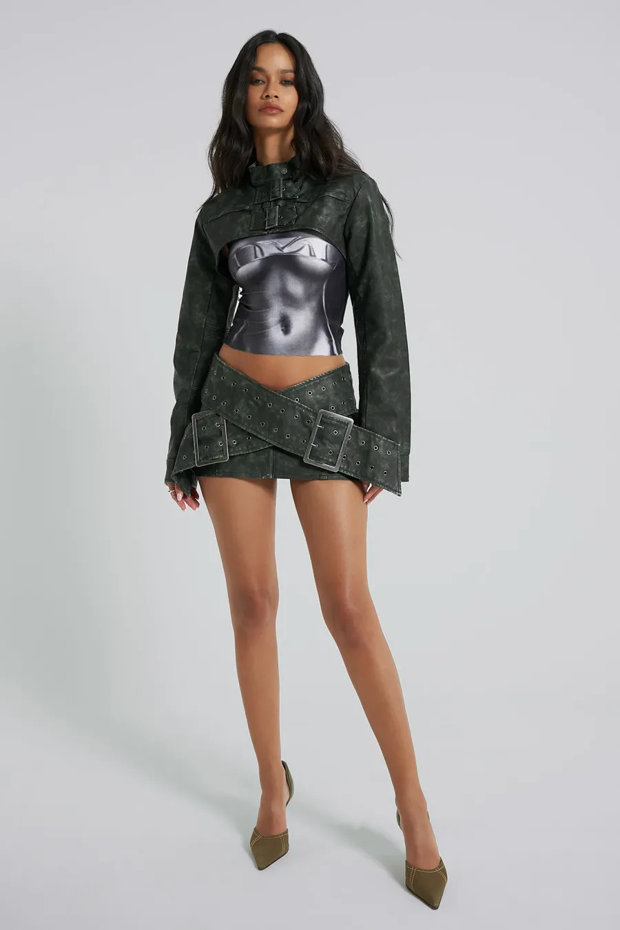Jaded London *Assassin Micro Mini Skirt