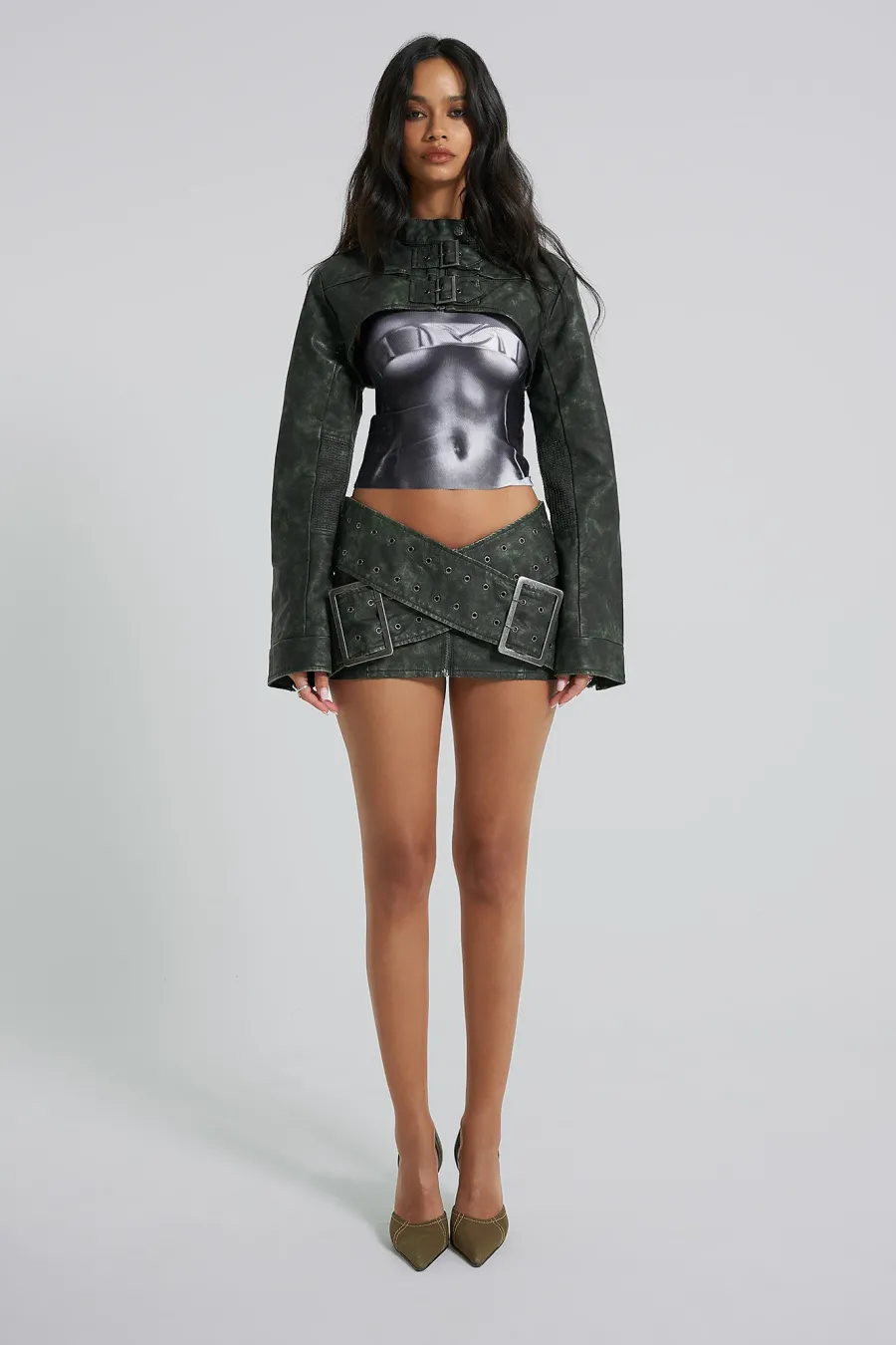 Jaded London *Assassin Micro Mini Skirt