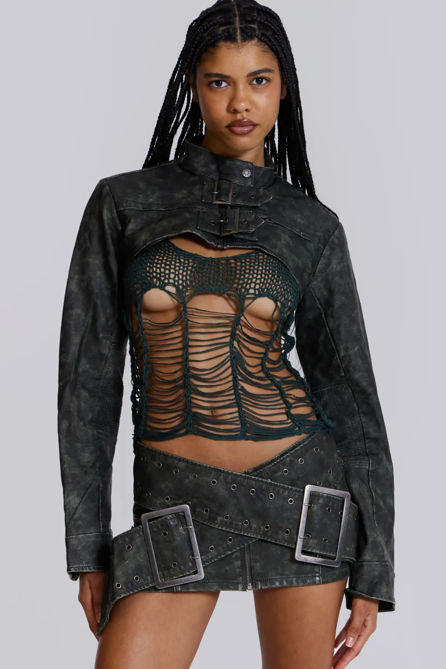Jaded London *Assassin Micro Mini Skirt