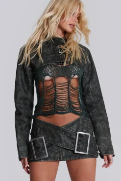 Jaded London *Assassin Ultra Cropped Jacket