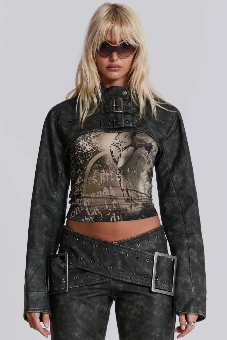 Jaded London *Assassin Ultra Cropped Jacket