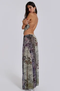 Jaded London *Asteria Panelled Maxi Skirt