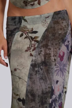 Jaded London *Asteria Panelled Maxi Skirt