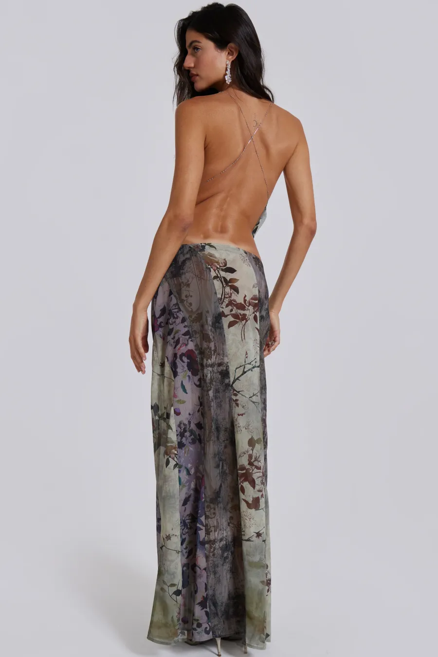 Jaded London *Asteria Panelled Maxi Skirt