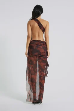 Jaded London Maxi Dresses*Athena One Shoulder Draped Maxi Dress