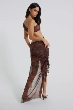 Jaded London Maxi Dresses*Athena One Shoulder Draped Maxi Dress