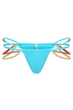 Jaded London Bikini Bottoms*Aurora Micro Bikini Bottoms With Beaded Trim