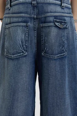 Jaded London Jorts & Shorts*Axle Acid Wash Denim Jorts