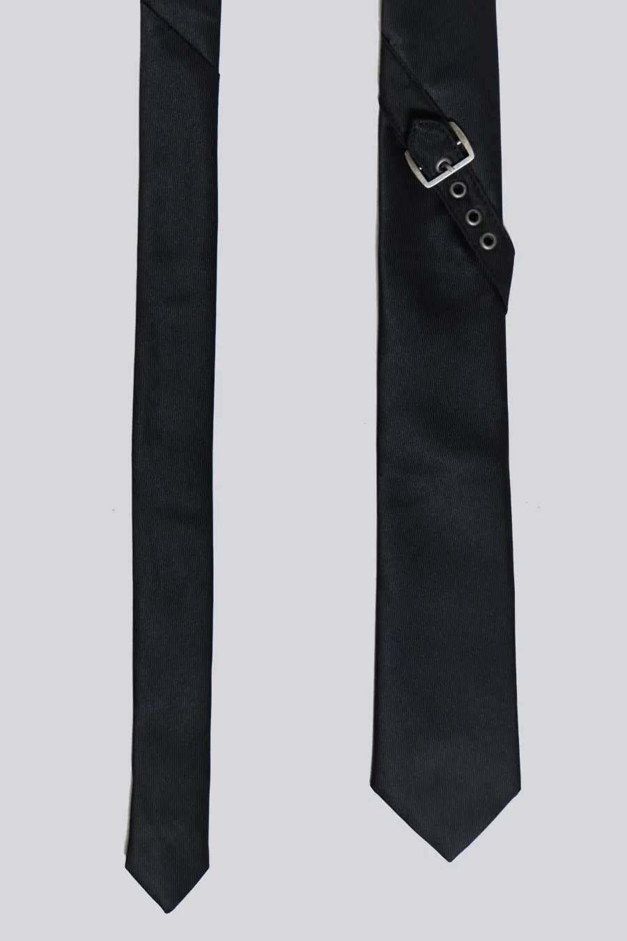 Jaded London *Black Buckle Tie