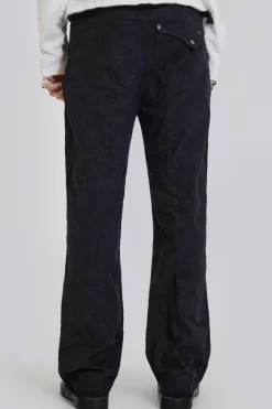 Jaded London Cargo Pants*Black Creased Pants