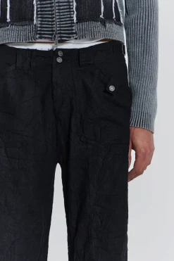 Jaded London Cargo Pants*Black Creased Pants