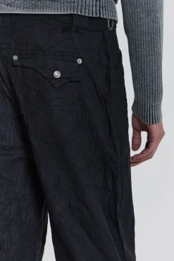 Jaded London Cargo Pants*Black Creased Pants