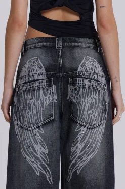 Jaded London Jeans*Black Ethereal Colossus Jeans