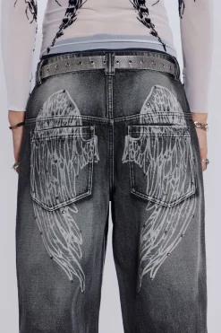 Jaded London Colossus Jeans*Black Ethereal Colossus Jeans