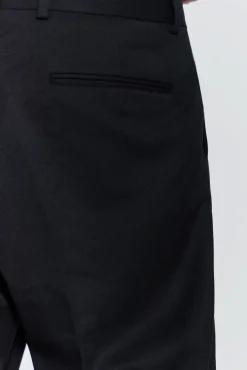 Jaded London Trousers*Black Flared Suit Pant