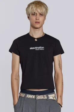 Jaded London T-Shirts*Black How Are You? Tee