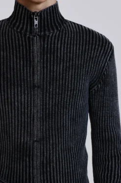 Jaded London *Black Lucid Knit Track Top