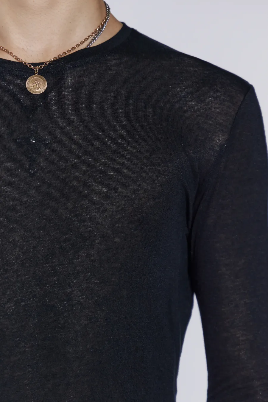 Jaded London T-Shirts*Black Mist Long Sleeve