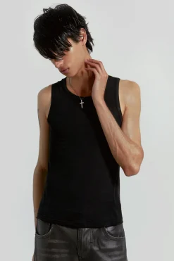 Jaded London Vests*Black Mist Vest