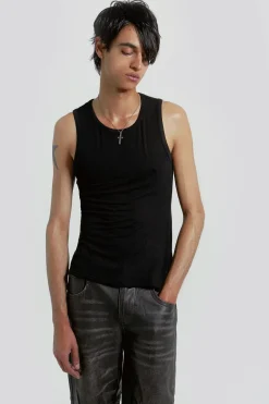 Jaded London Vests*Black Mist Vest