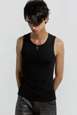 Jaded London Vests*Black Mist Vest