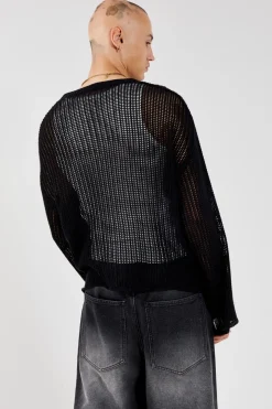 Jaded London Knitwear*Black Nebula Jumper