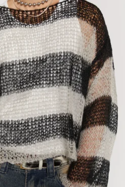 Jaded London Knitwear*Black Nirvana Jumper