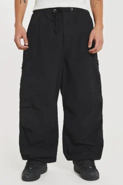 Jaded London Parachute Pants*Black Parachute Cargo Pants