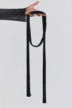 Jaded London *Black Skinny Scarf