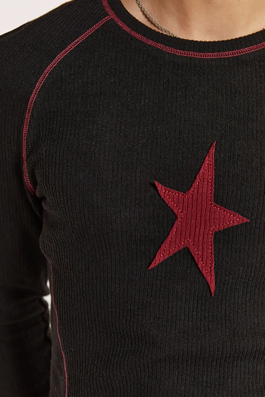 Jaded London T-Shirts*Black Starstruck Tee