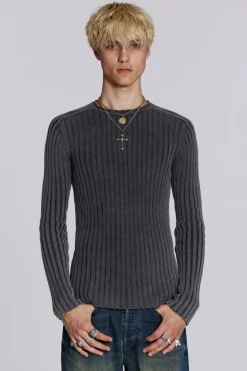Jaded London Knitwear*Black Vault Knit