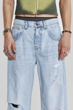 Jaded London Bootcut Jeans*Bleached Blue Colossus Flare Jeans