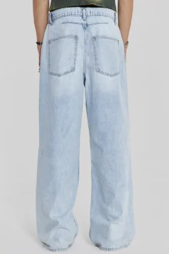 Jaded London Bootcut Jeans*Bleached Blue Colossus Flare Jeans
