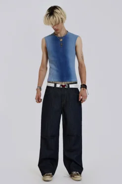 Jaded London Vests*Blue Glare Tank